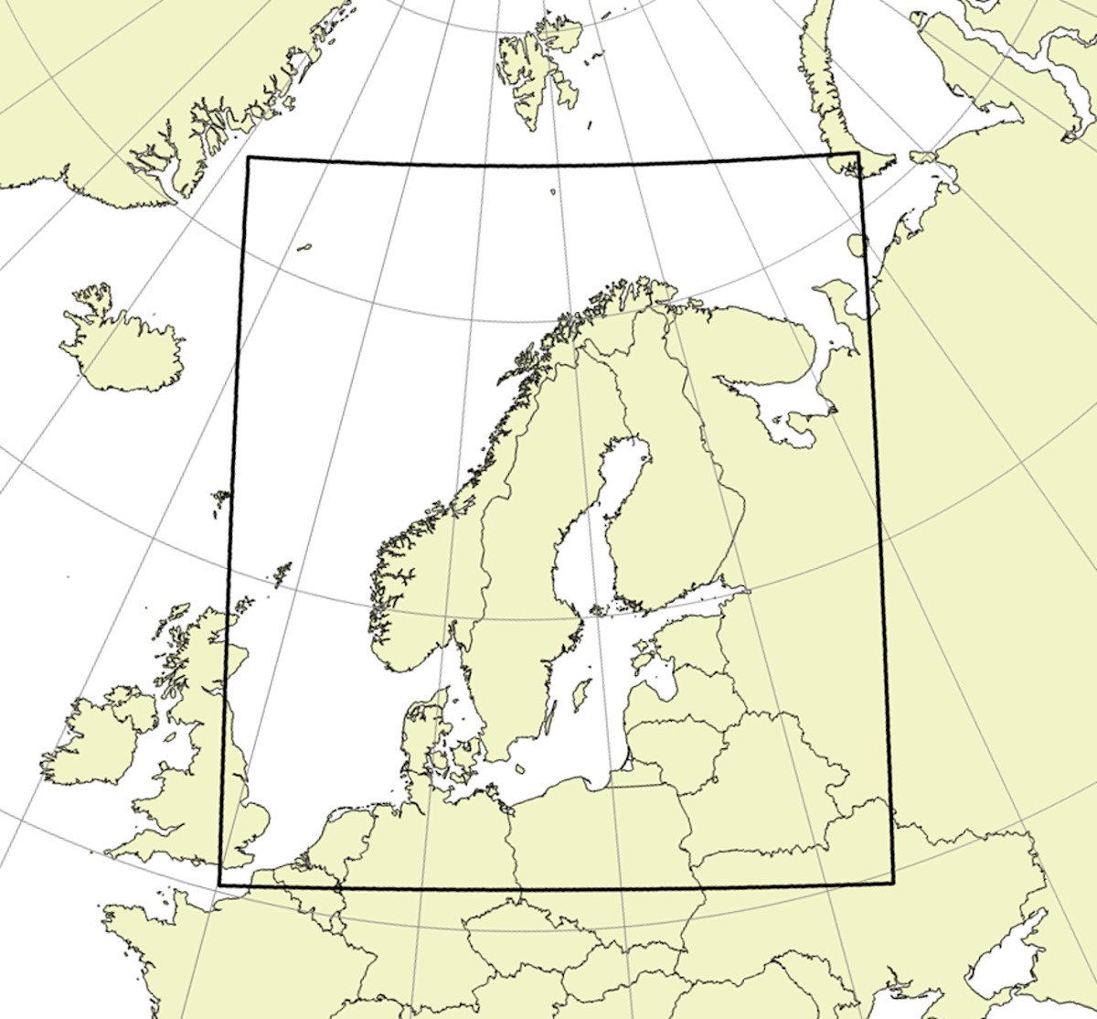 The integration area of MEPS HARMONIE-AROME covers Scandinavia.