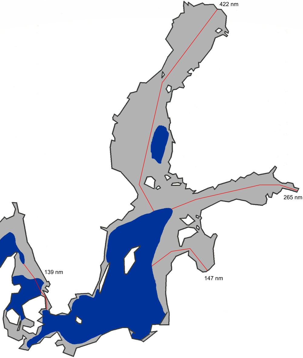 A chart of the maximum ice extent 2010.