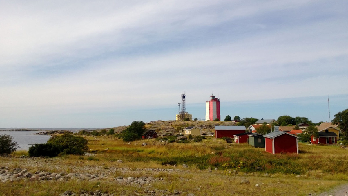 Buildings on Utö island.
