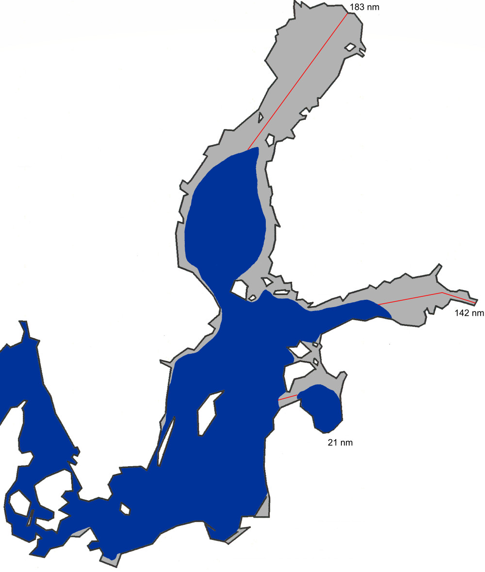 A chart of the maximum ice extent 2009.