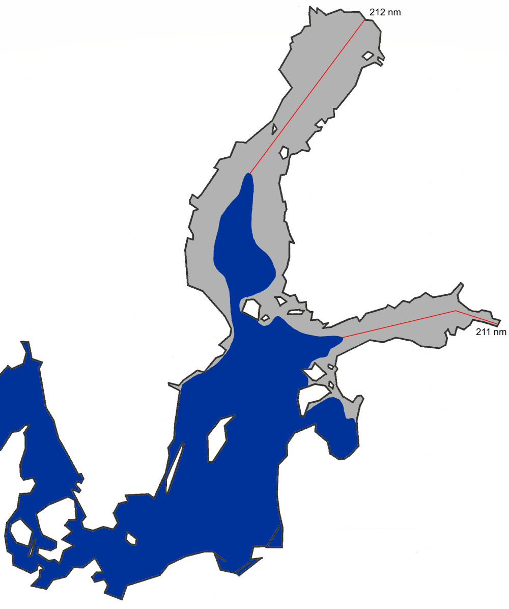A chart of the maximum ice extent 1998. 