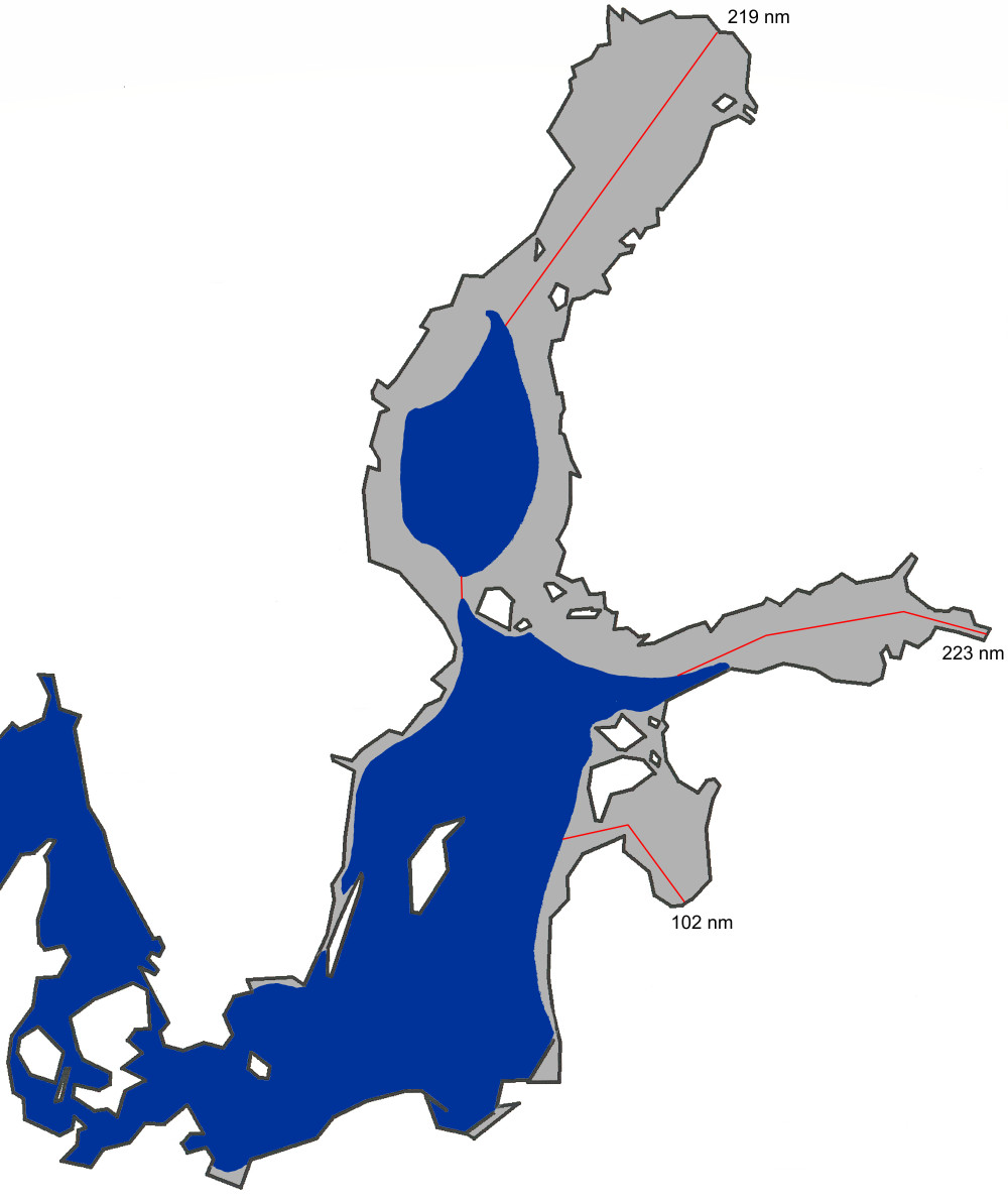 A chart of the maximum íce extent 1999.