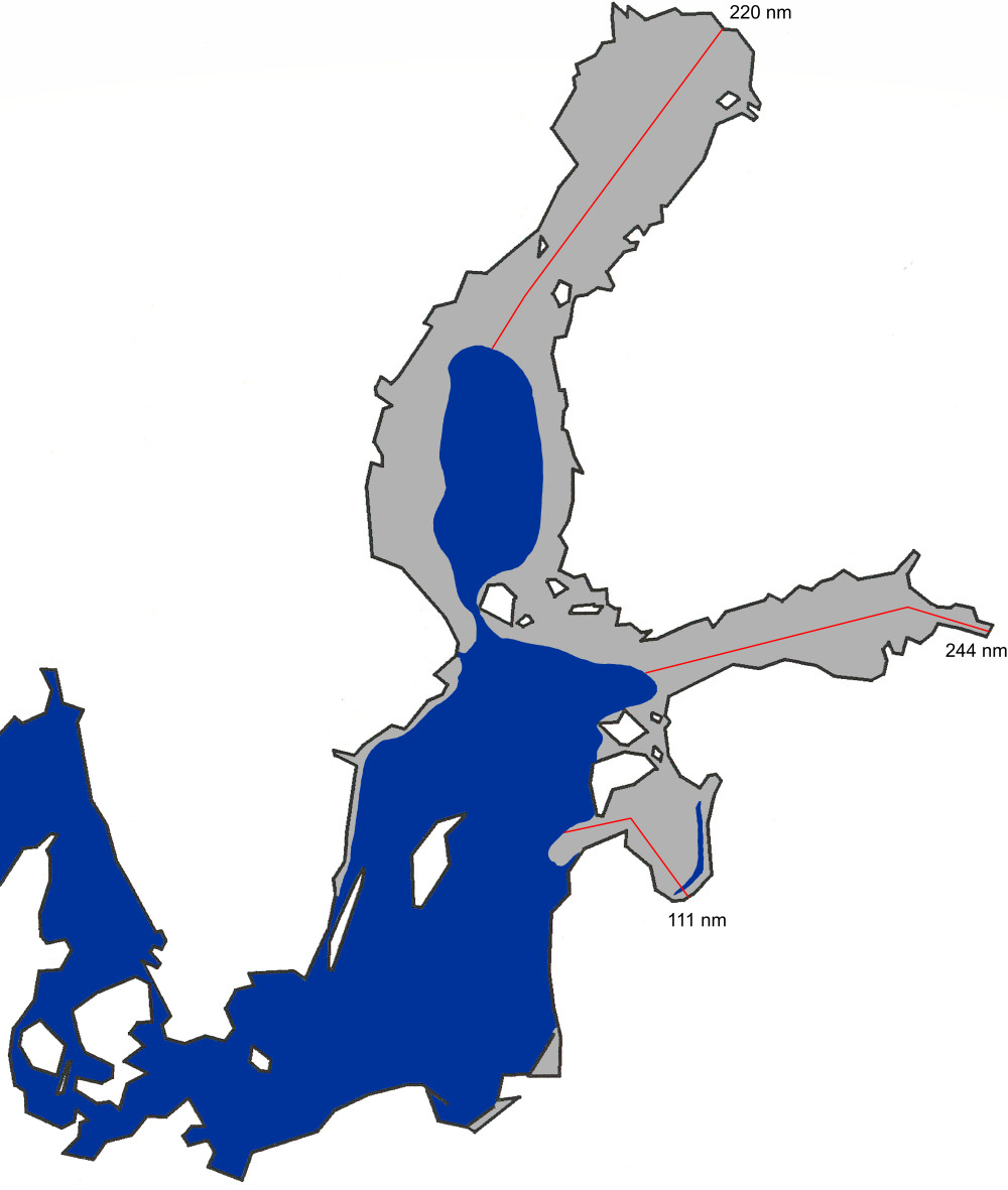 A chart of the maximum ice extent 2004.